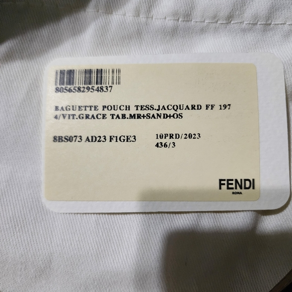 Fendi zucca baguette pouch - Picture 10 of 11